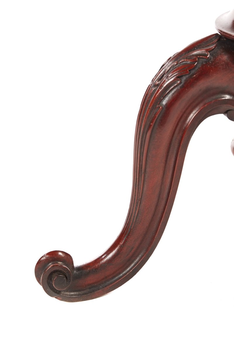 Quality Victorian Mahogany Pole Screen - Image 4